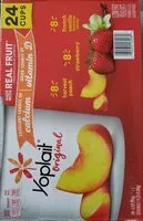 Mängden socker i Yoplait Original Harvest Peach, Strawberry, French Vanilla