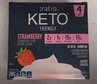 Mängden socker i KETO friendly strawberry dairy snack