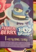 Mängden socker i Franken berry vs boo berry
