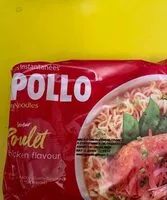 Mängden socker i Pollo instant noodles