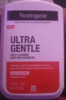 Mängden socker i Neutrogena ultra gentle daily cleanser with pro vitamin B5
