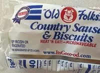 Mängden socker i Country sausage & biscuits