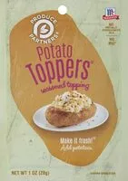 Mängden socker i Potato Toppers Seasoned Topping