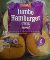 Mängden socker i Enriched Jumbo Hamburger Buns