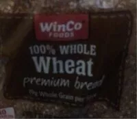 Mängden socker i 100% WHOLE Wheat Preminum Bread
