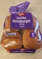 Mängden socker i Jumbo Hamburger enriched buns