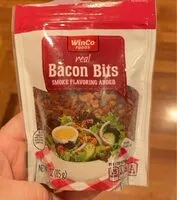 Mängden socker i Real bacon bits