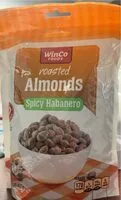 Mängden socker i Spicy Habanero Roasted Almonds