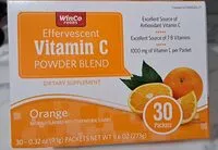Mängden socker i Effervescent Vitamin C Blend