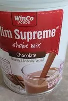 Mängden socker i Slim supreme shake mix