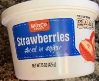 Mängden socker i Strawberries sliced in sugar