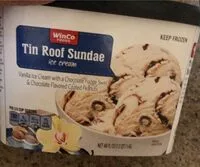 Mängden socker i Tin roof sundae