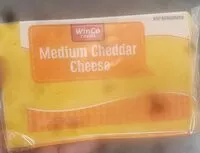 Mängden socker i Medium cheddar cheese