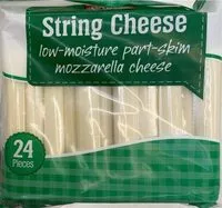 Mängden socker i String cheese