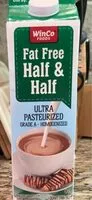 Mängden socker i Fat Free Half & Half