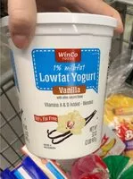 Mängden socker i 1% milk fat Low-fat yogurt vanilla