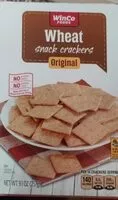 Mängden socker i Wheat snack crackers original