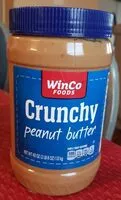 Mängden socker i Crunchy peanut butter