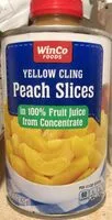 Mängden socker i Peach slices