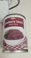 Mängden socker i Whole berry cranberry sauce