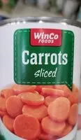 Mängden socker i Sliced carrots