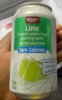 Mängden socker i Lime flavoured unsweetened sparkling water