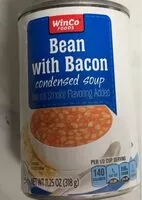 Mängden socker i Bean with bacon condensed soup