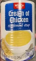 Mängden socker i Cream of Chicken Condensed Soup