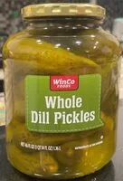 Mängden socker i Whole Dill Pickles