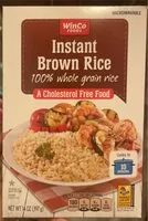Mängden socker i Instant Brown Rice