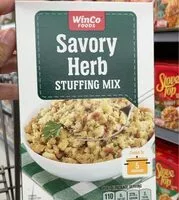 Mängden socker i Savory Herbs Stuffing Mix