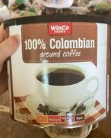 Mängden socker i 100% colombian ground coffee