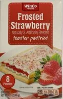 Mängden socker i Frosted strawberry toaster pastries
