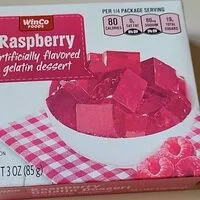 Mängden socker i Raspberry gelatin
