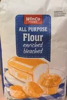 Mängden socker i All purpose flour enriched bleached