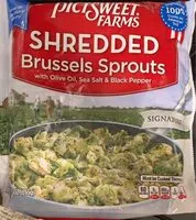 Mängden socker i Shredded brussell sprouts