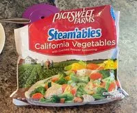 Mängden socker i Steamable california vegeables