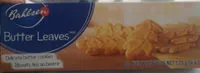 Mängden socker i Butter leaves delicate butter biscuits with hints