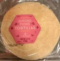Mängden socker i Almond flour tortillas