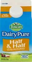 Mängden socker i Dairy farms ultra-pasteurized half & half