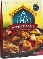 Mängden socker i Red Curry Paste