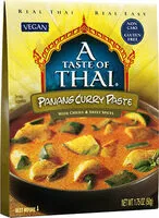 Mängden socker i Panang curry paste