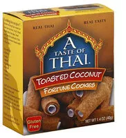 Mängden socker i Toasted Coconut Fortune Cookies