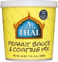 Mängden socker i Peanut Sauce & Coating Mix