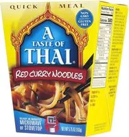 Mängden socker i A taste of thai, red curry noodles