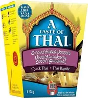 Mängden socker i A taste of thai, coconut ginger noodles