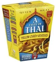 Mängden socker i A taste of thai, quick meal yellow curry noodles