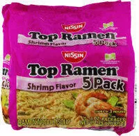 Mängden socker i Nissin noodles shrimp flavor