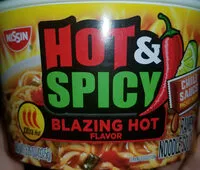 Mängden socker i Blazing hot & spicy ramen noodle soup