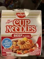 Mängden socker i Cup Noodles - Beef Flavor